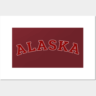 Alaska Retro Vintage University Style Posters and Art